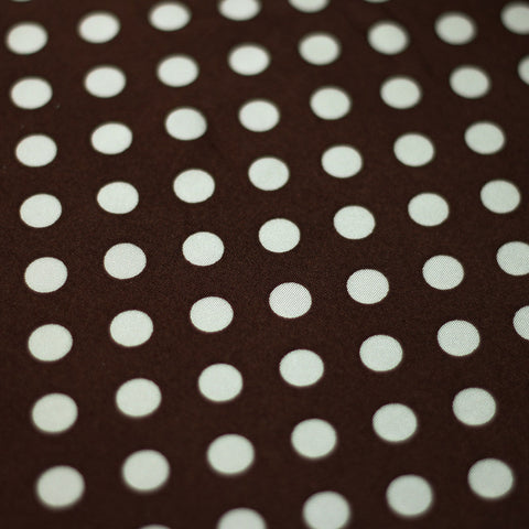 Brown, White Dots