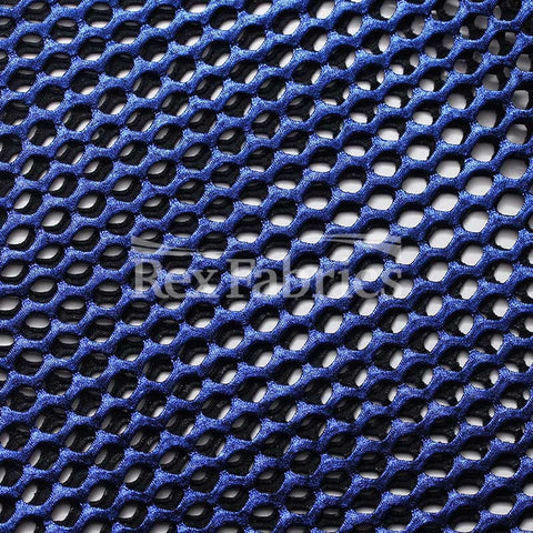 Diamond Mesh With Foil - 4-Way Stretch Poly Spandex Mesh in 12 Colorways