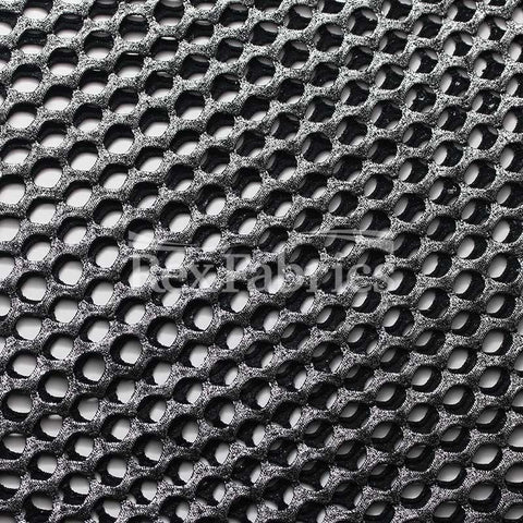 Diamond Mesh With Foil - 4-Way Stretch Poly Spandex Mesh in 12 Colorways Diamond Mesh With Foil - 4-Way Stretch Poly Spandex Mesh in 12 Colorways