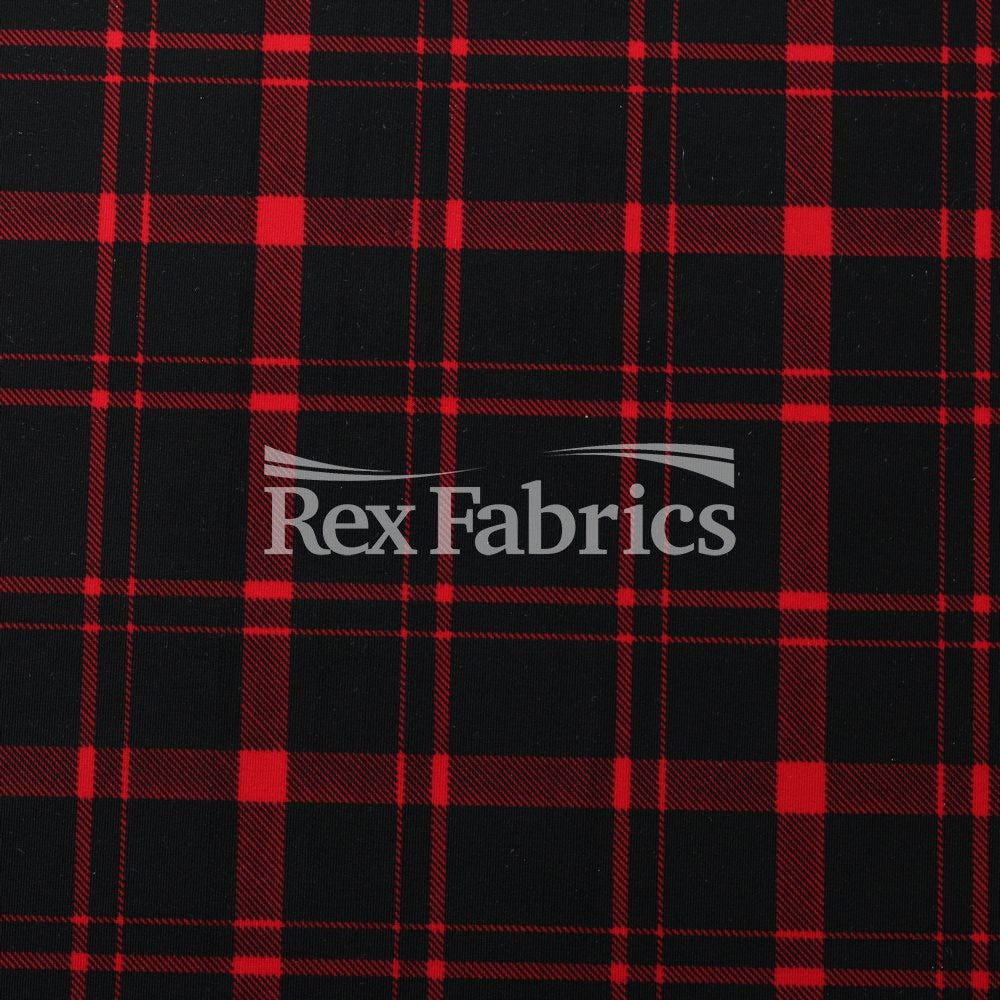 Modern Plaid Red Black Modern Plaid Red Black