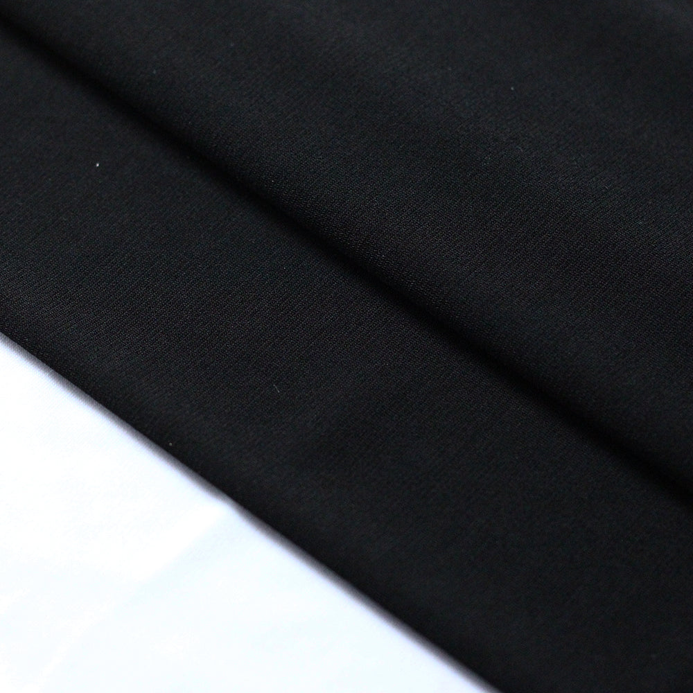 60 Wide Polyester Interlock Lining Fabric (Black)