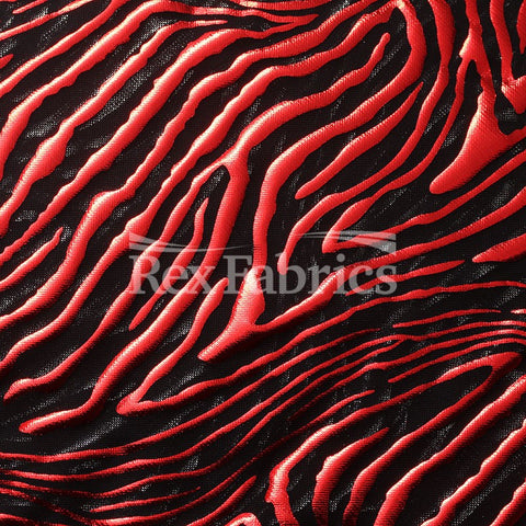Flame Foil Mesh - 4-Way Stretch Nylon Spandex Flame Foil Mesh - 4-Way Stretch Nylon Spandex