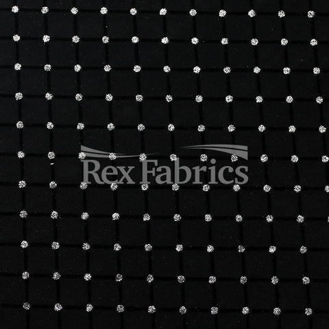 Glitter Diamond Mesh - Nylon Spandex Mesh