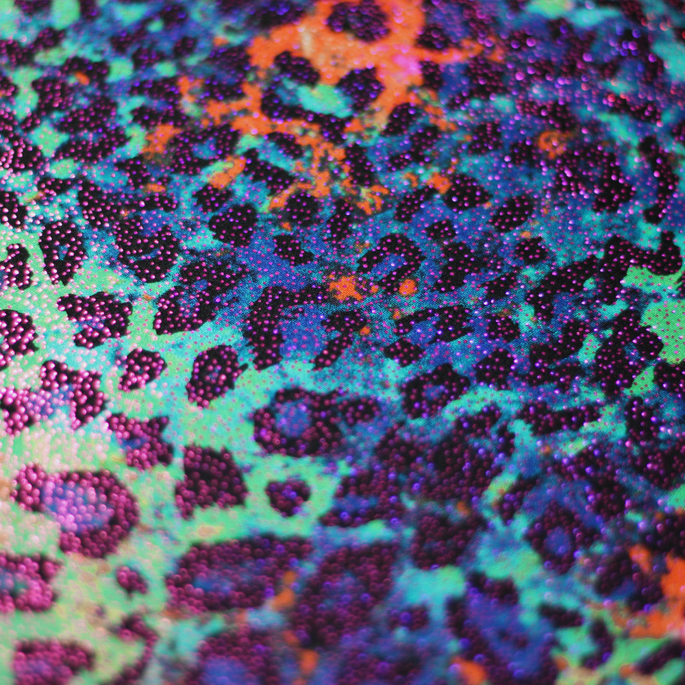 Jungle Fever Multi-color Leopard Animal Fabric