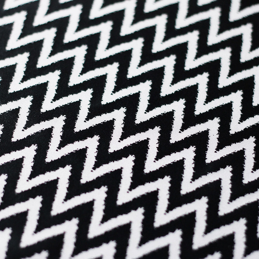 Chevron Foil Printed Nylon Spandex fabric