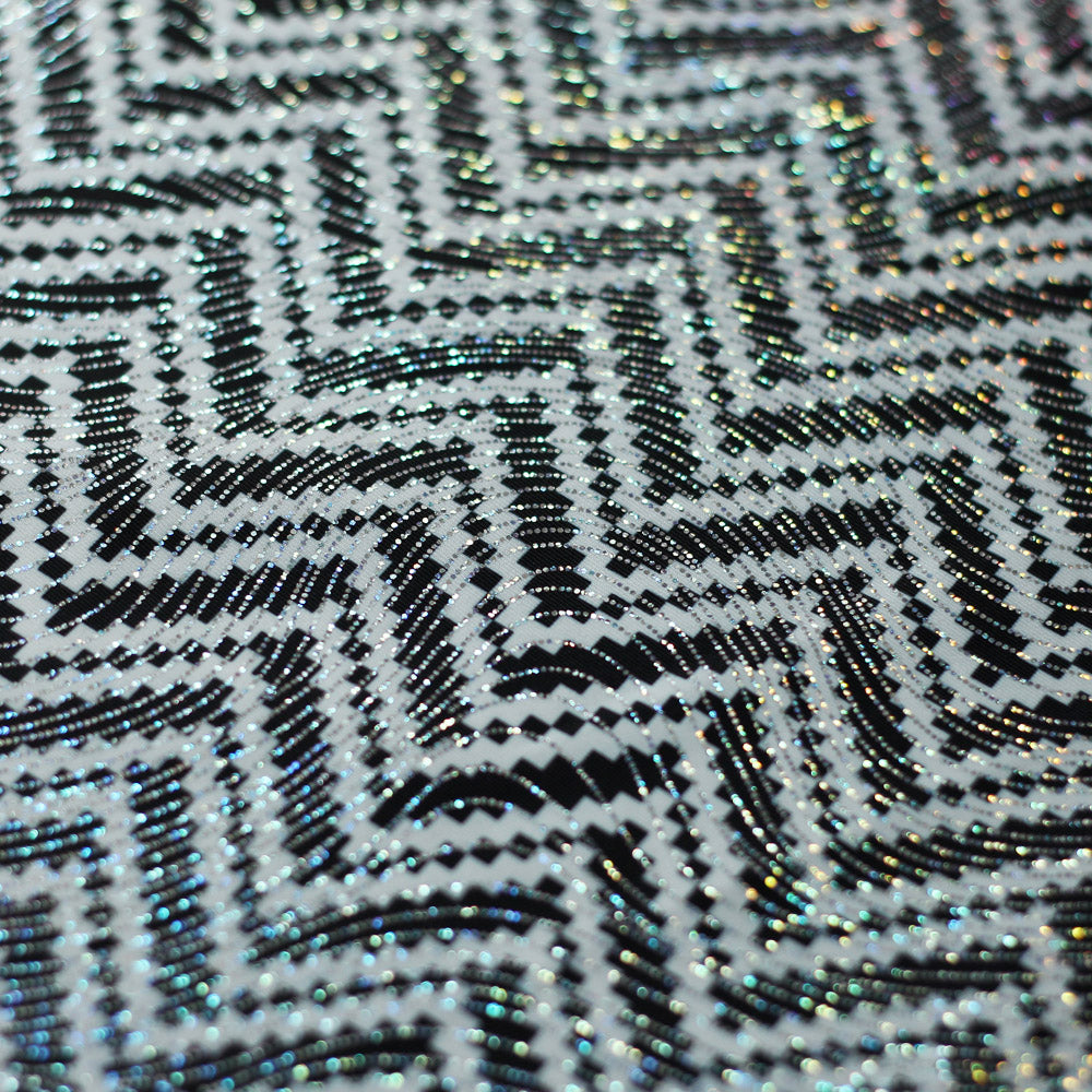 Zig Zag Racer [Foil] fabric