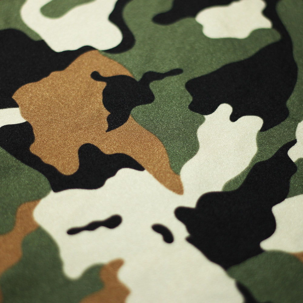 Camouflage Nylon Spandex Tricot fabric