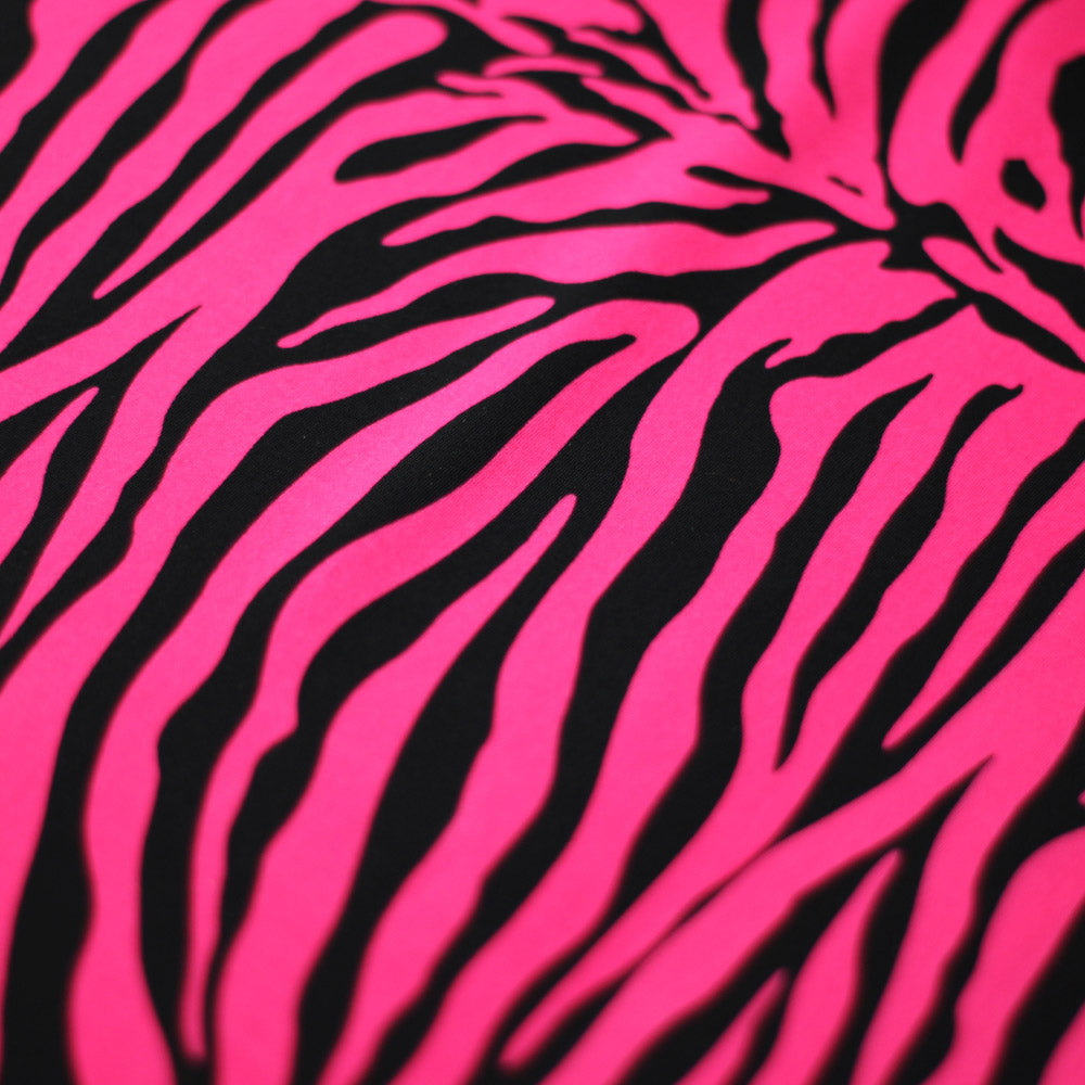 Classic Zebra Printed Nylon Spandex fabric