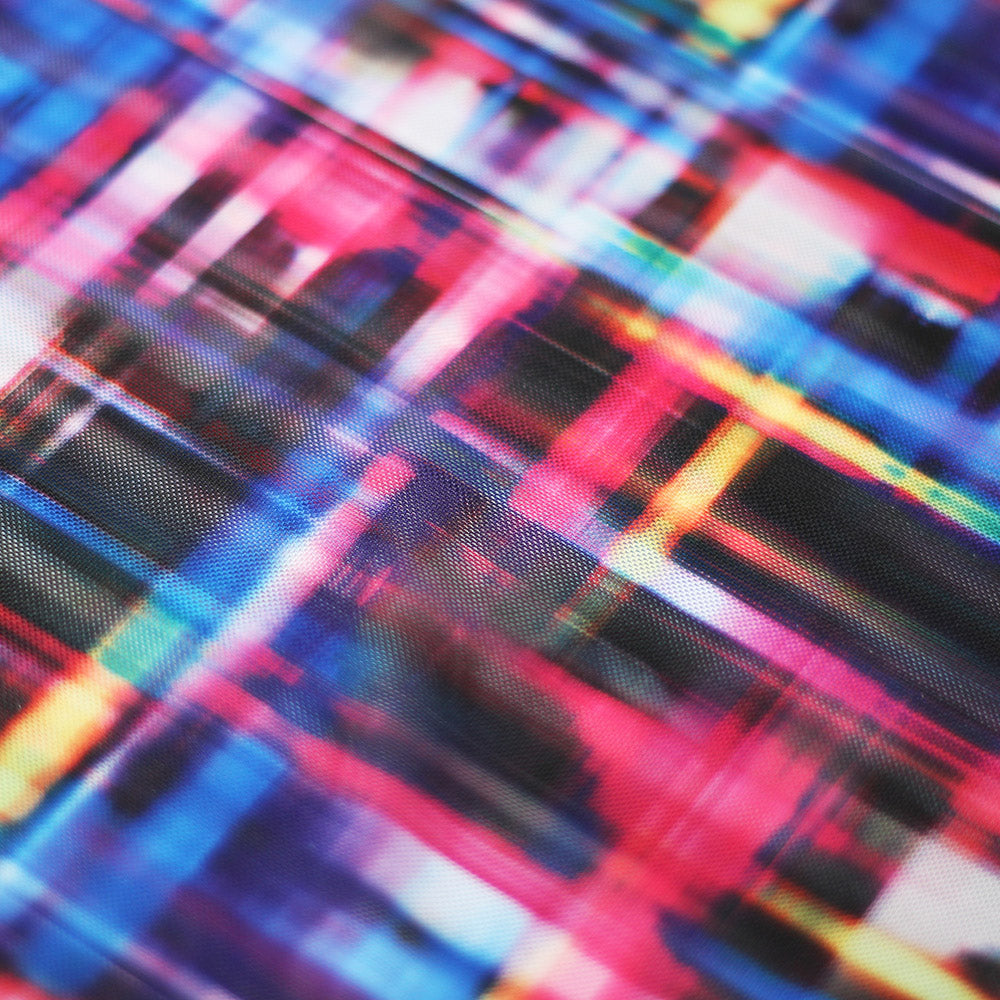 Optic Plaid fabric