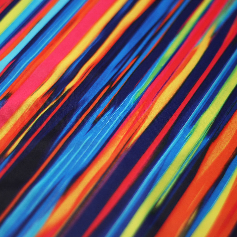 Sweet Stripes Poly Spandex fabric