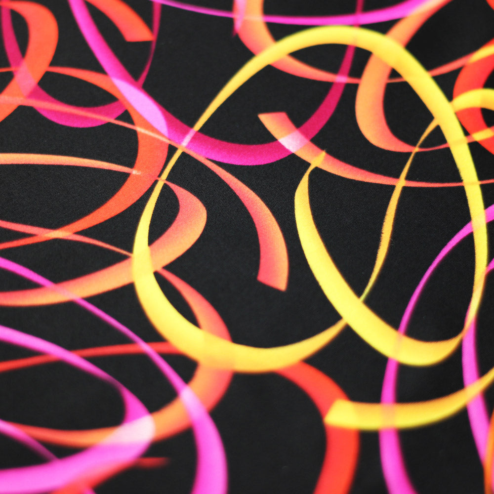 Wild Confetti Multi-color Rainbow Crescent Fabric