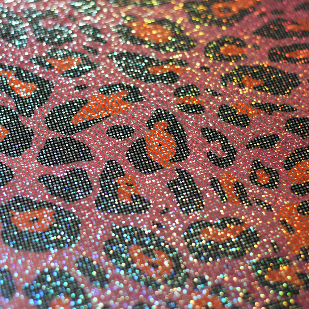 Iridescent Leopard fabric
