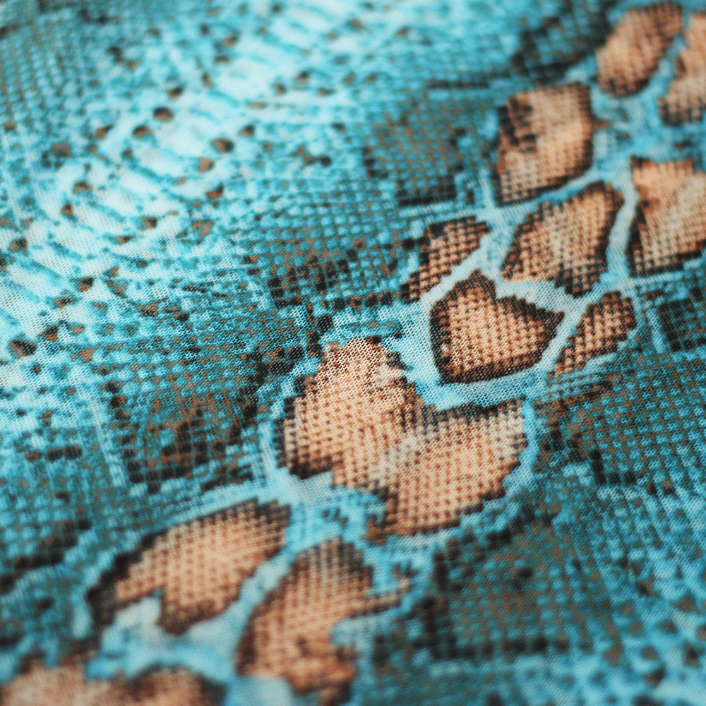 Snake Skin - snake skin print fabric - poly spandex - – Rex Fabrics