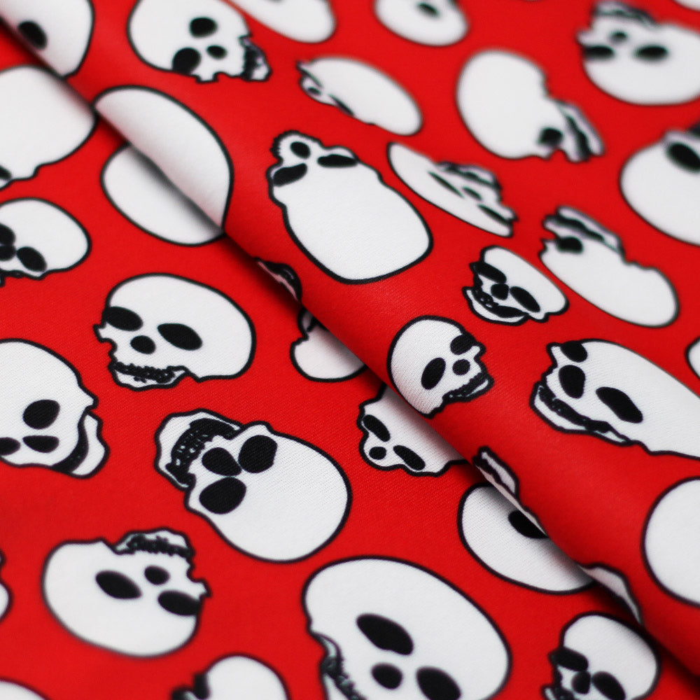 Skull Tricot fabric