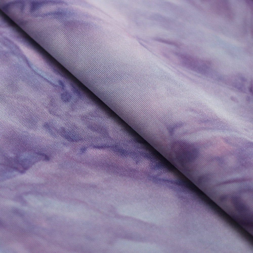 Tie Dye Glossy Flow fabric