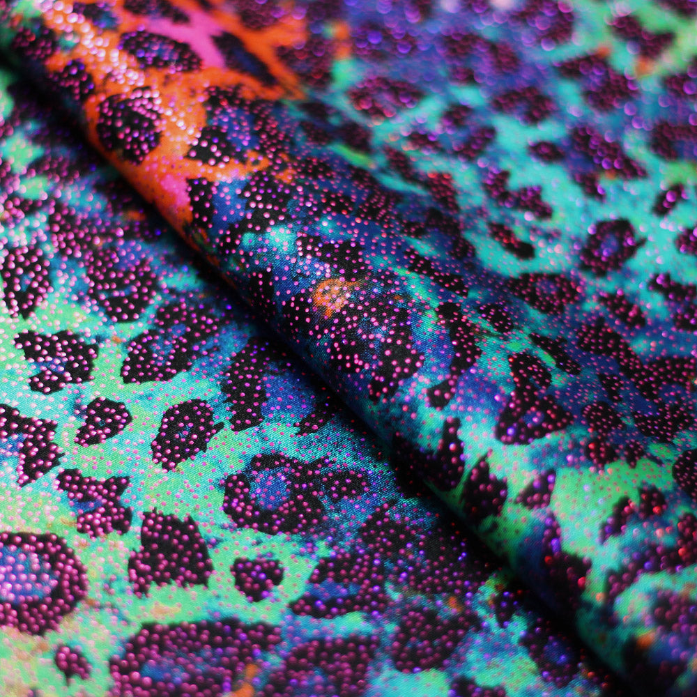Jungle Fever Multi-color Leopard Animal Fabric
