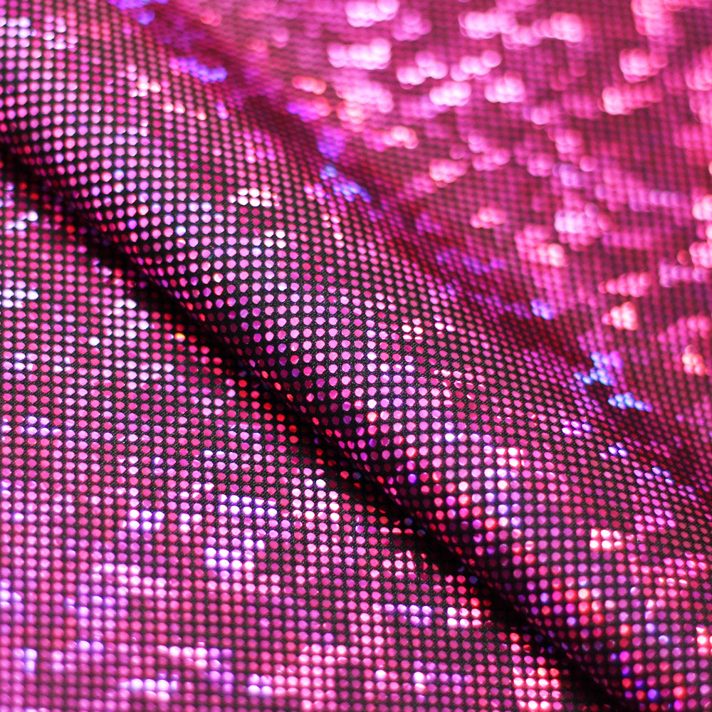 B'Dazzled Holo Fuchsia Black