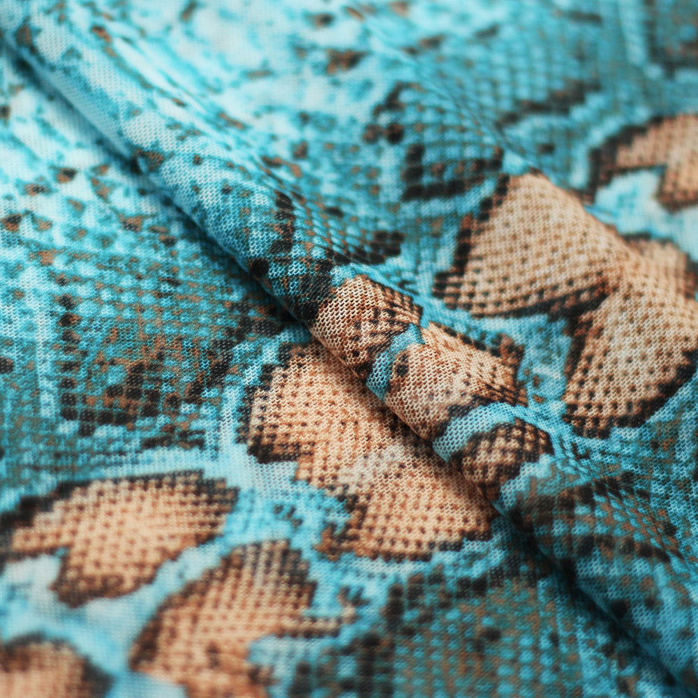 Snake Skin - snake skin print fabric - poly spandex - – Rex Fabrics
