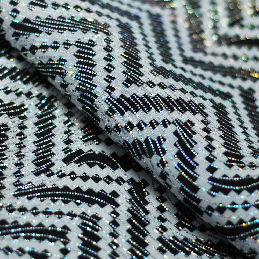 Zig Zag Racer [Foil] fabric