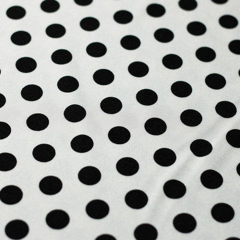 White, Black Dots