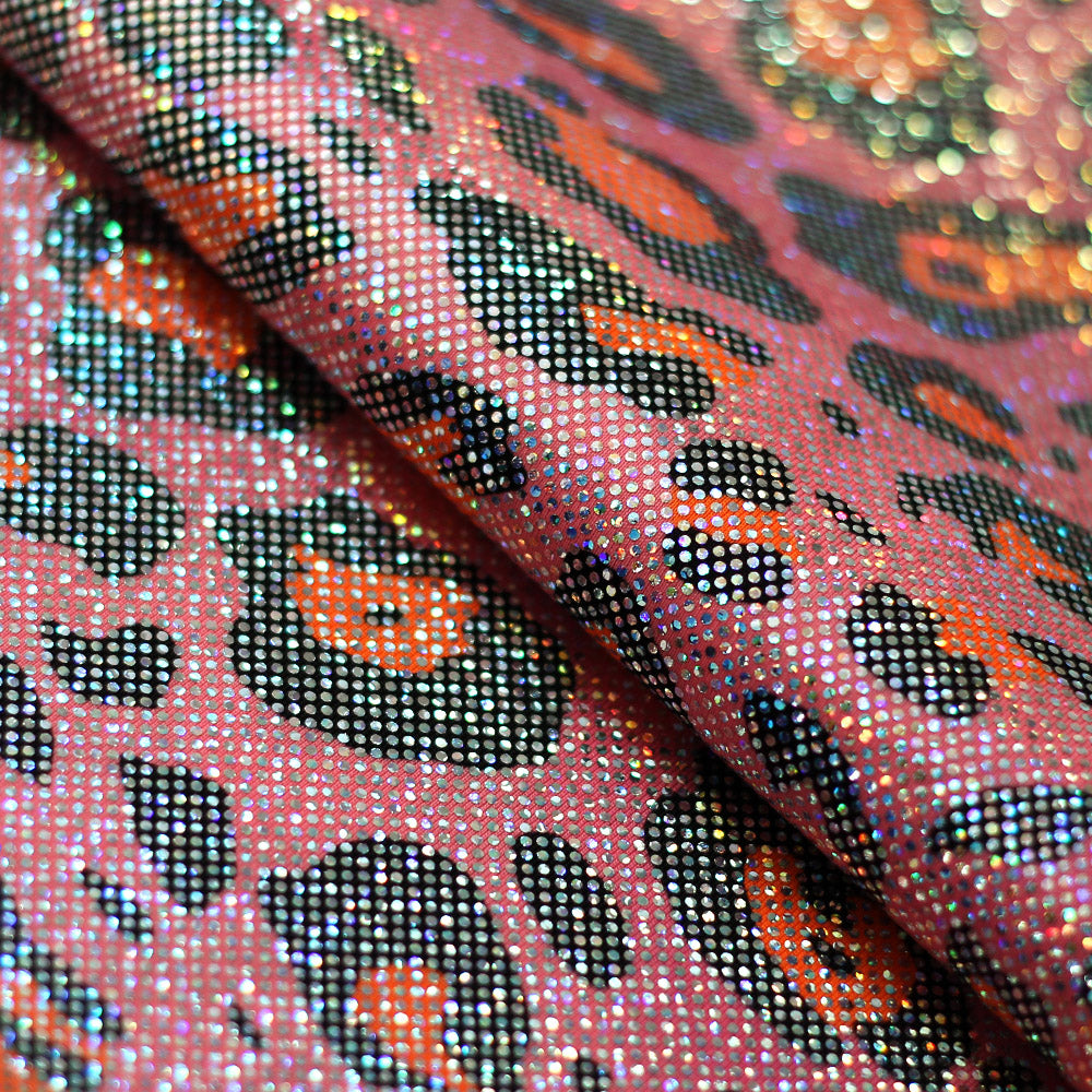 Iridescent Leopard fabric