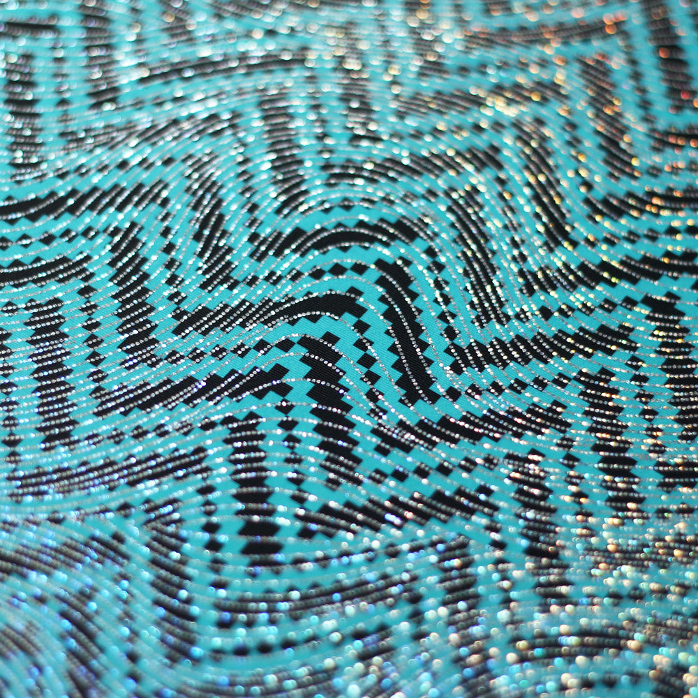 Zig Zag Racer [Foil] fabric