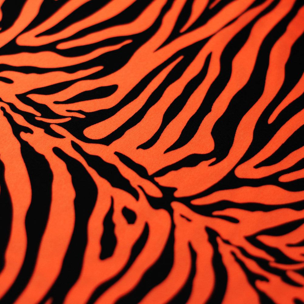 Classic Zebra Printed Nylon Spandex fabric