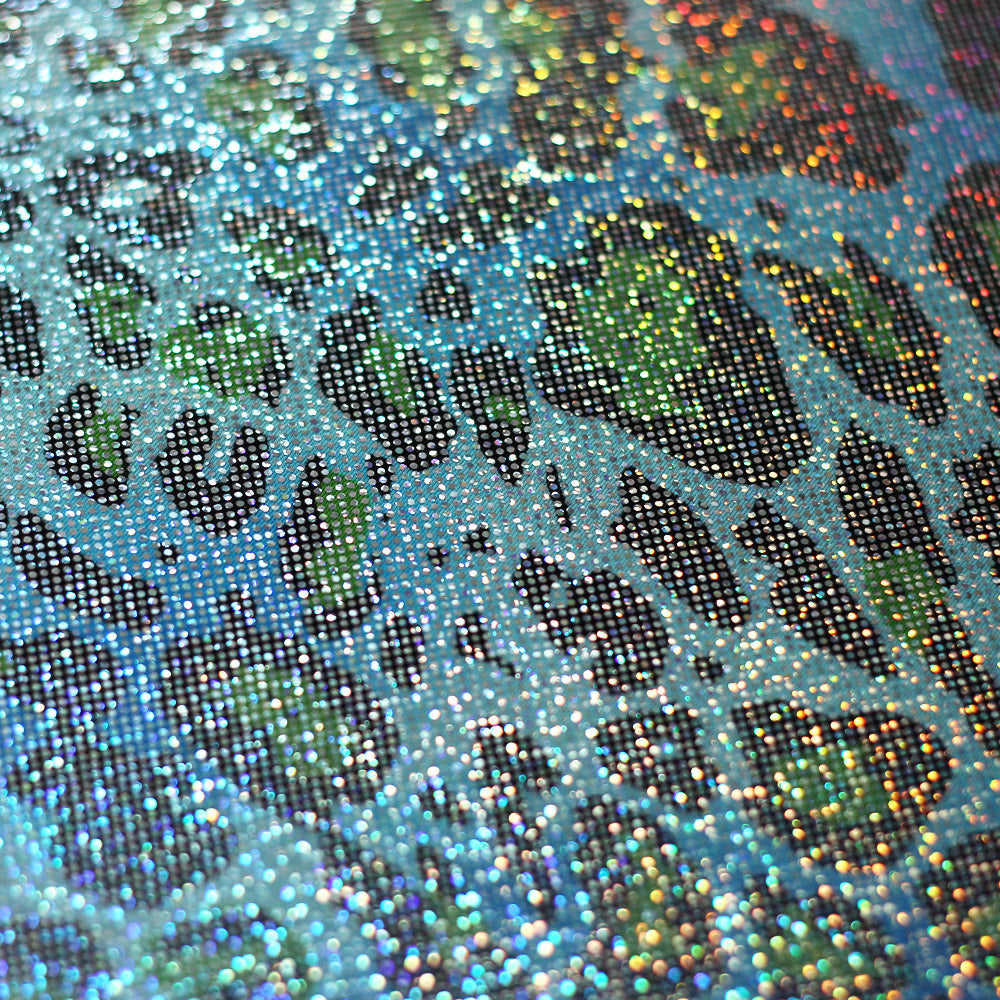 Iridescent Leopard fabric