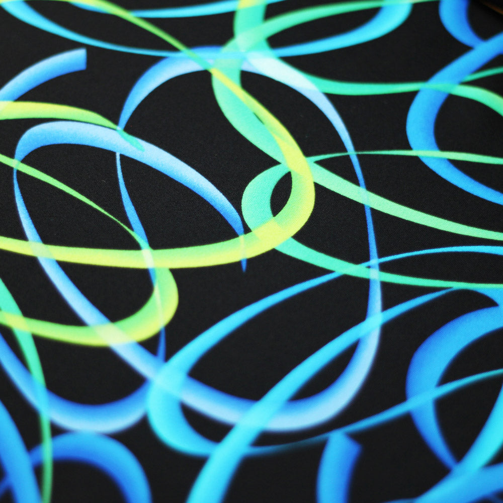 Wild Confetti Multi-color Rainbow Crescent Fabric