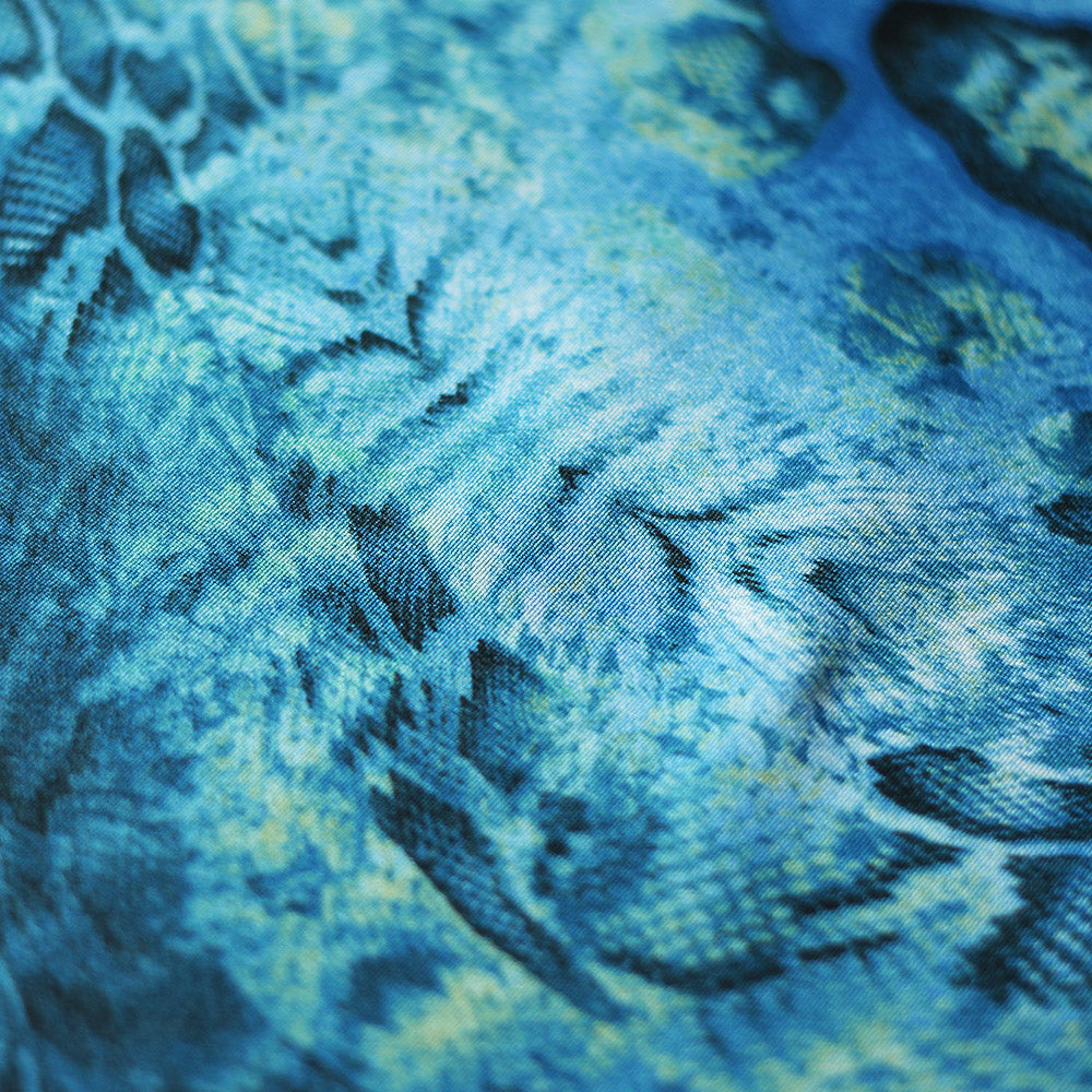 Animal Collage Printed Poly Spandex fabric