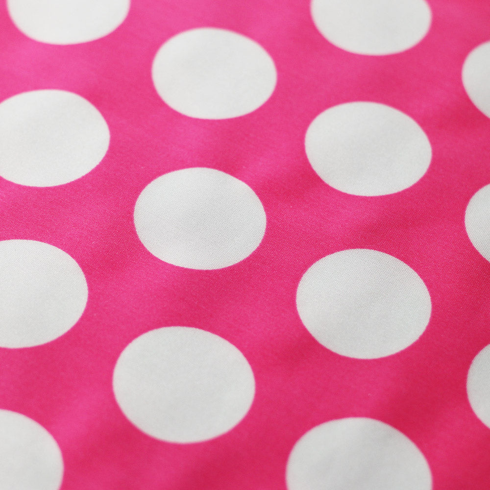 Dot Daze Shiny Tricot fabric