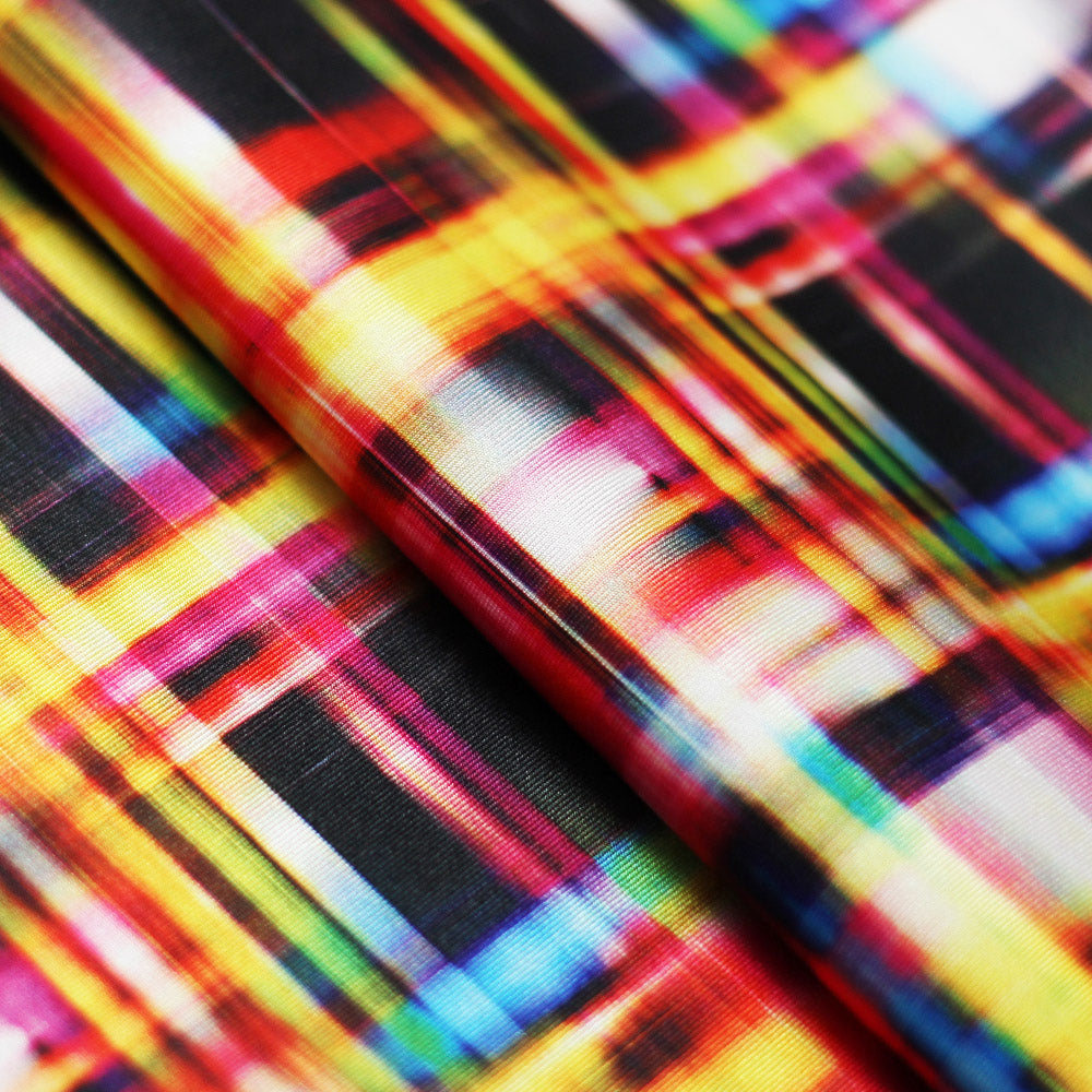 Optic Plaid Multi fabric