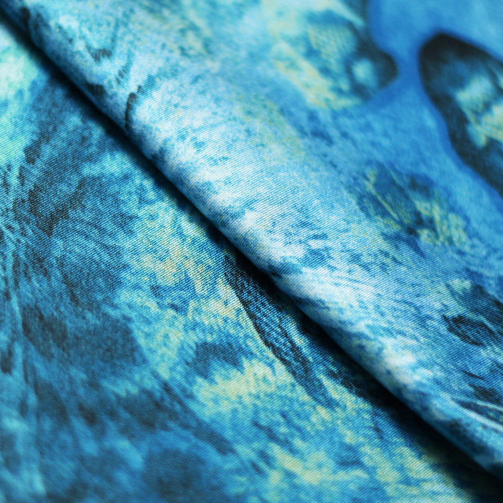 Animal Collage Printed Poly Spandex fabric