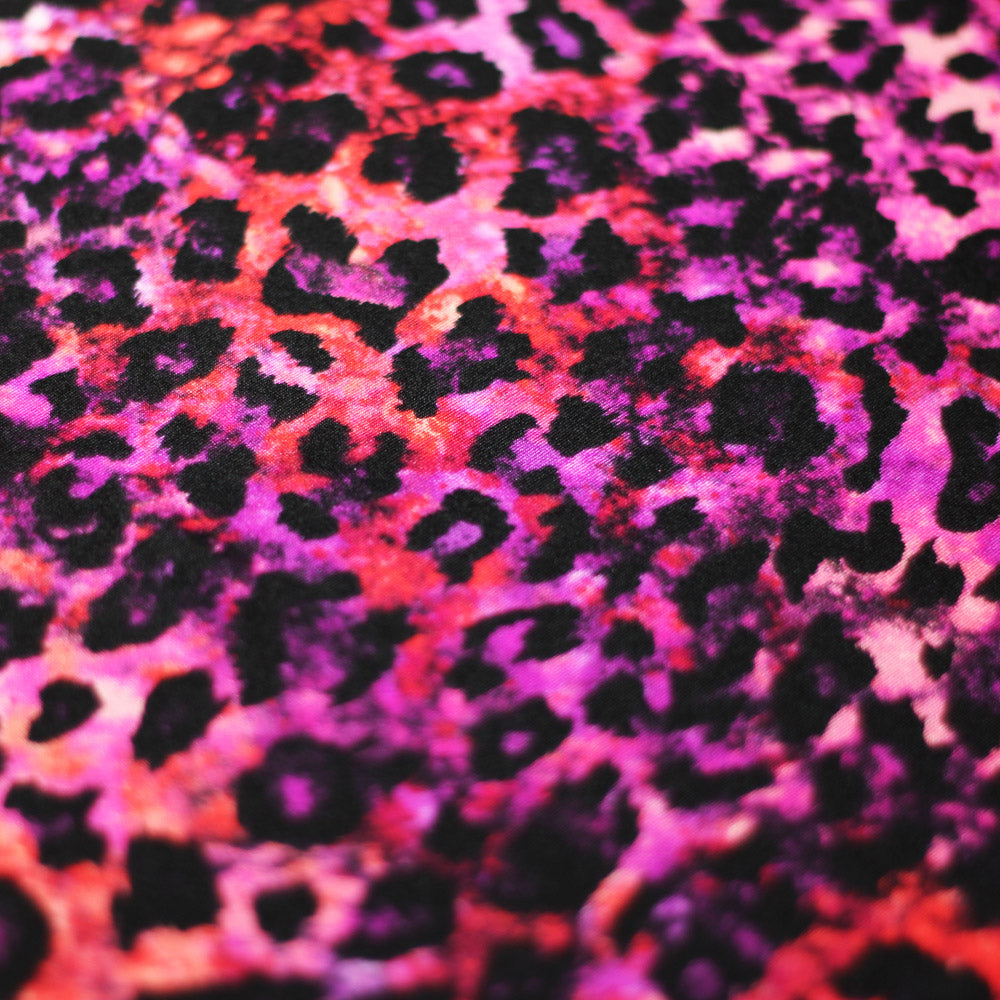 Jungle Fever Multi-color Leopard Animal Fabric
