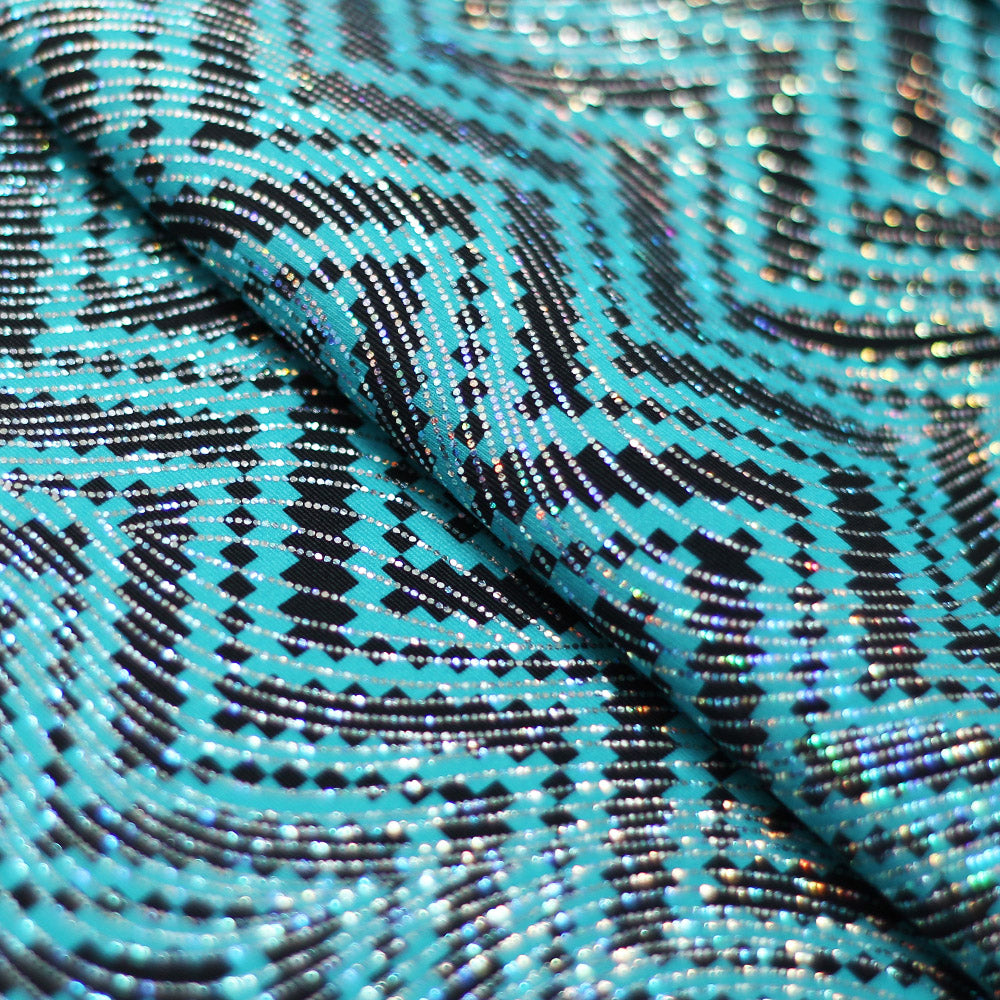 Zig Zag Racer [Foil] fabric