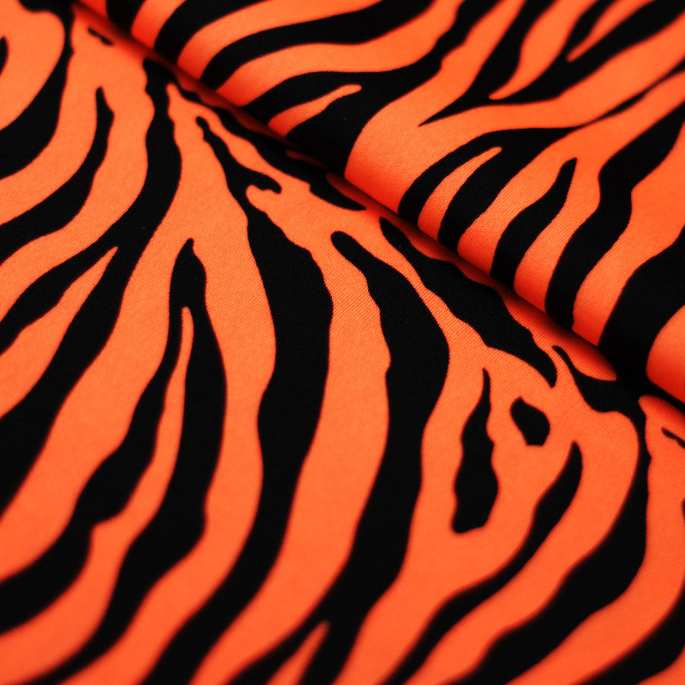 Classic Zebra Printed Nylon Spandex fabric