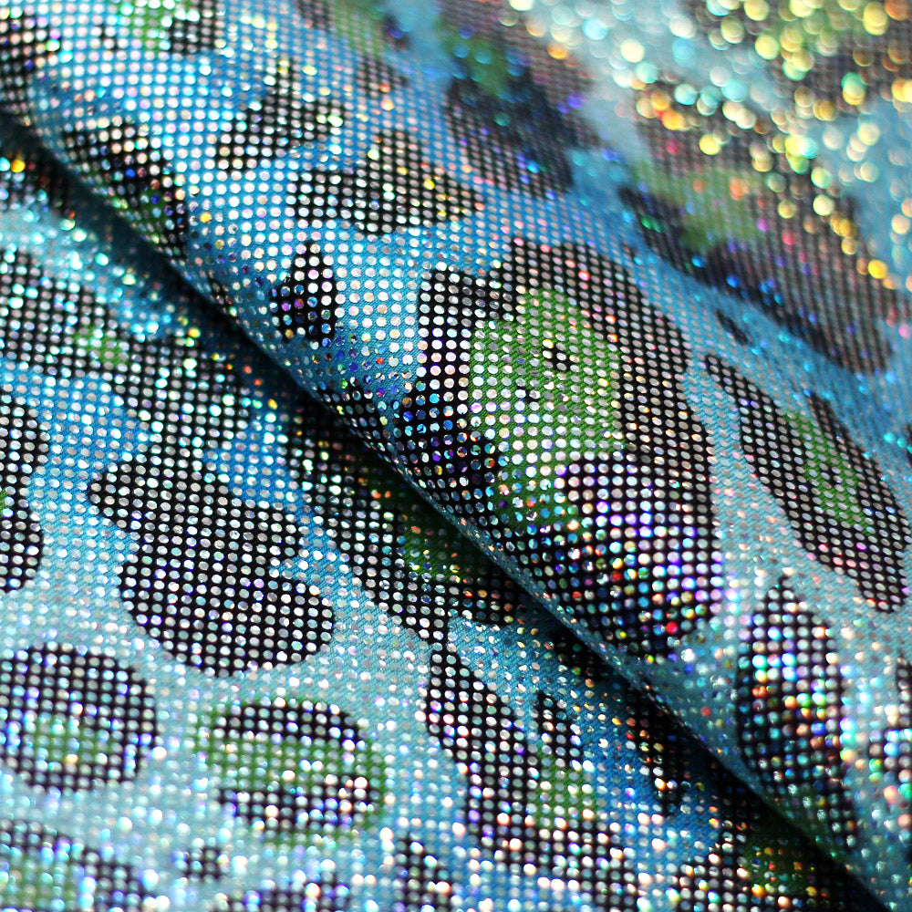 Iridescent Leopard fabric