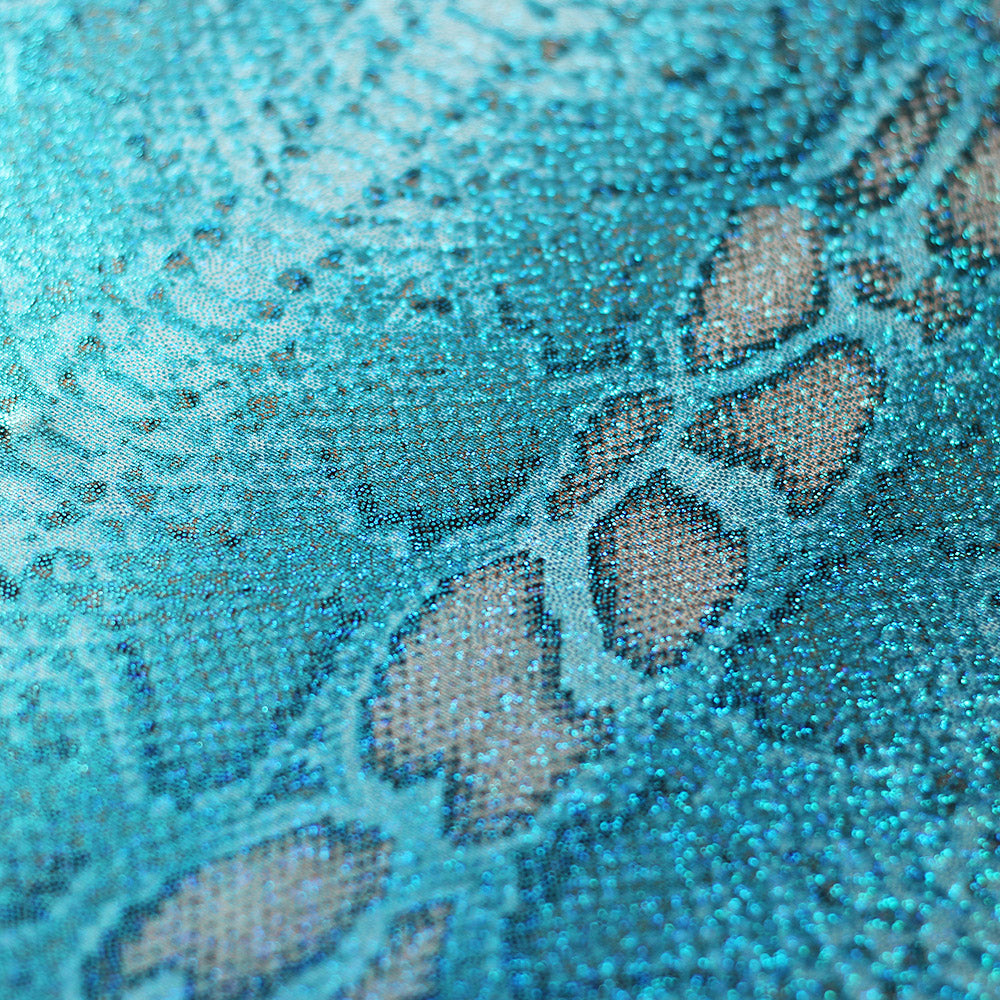 Turquoise with Foil