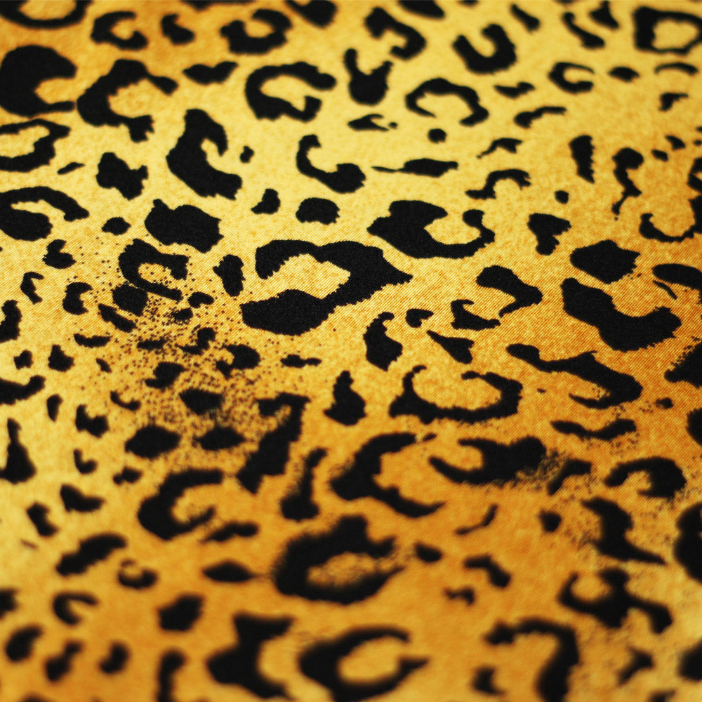 Cheetah Printed Nylon Spandex fabric