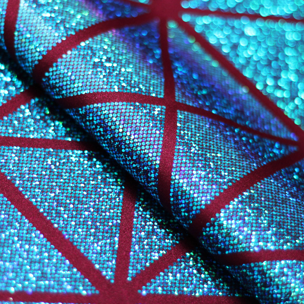 Laser Tag Foil fabric
