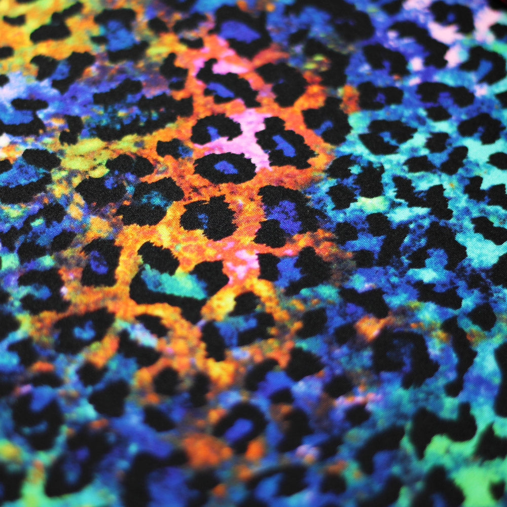 Jungle Fever Multi-color Leopard Animal Fabric