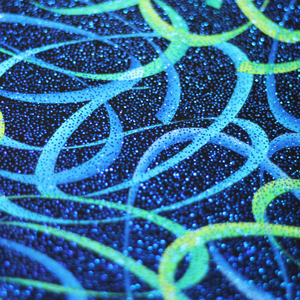 Wild Confetti Multi-color Rainbow Crescent Fabric