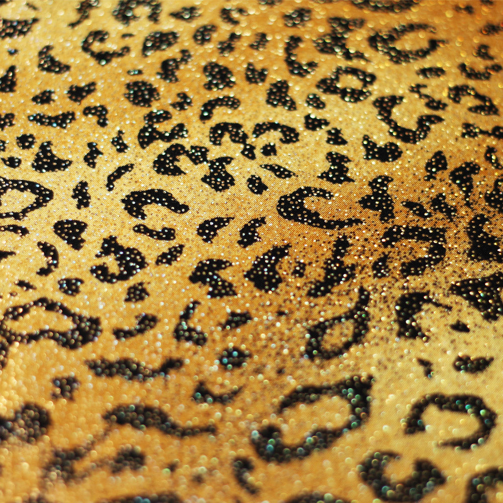 Cheetah Printed Nylon Spandex fabric
