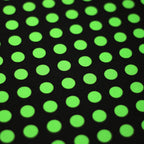 Black, Lime Dots