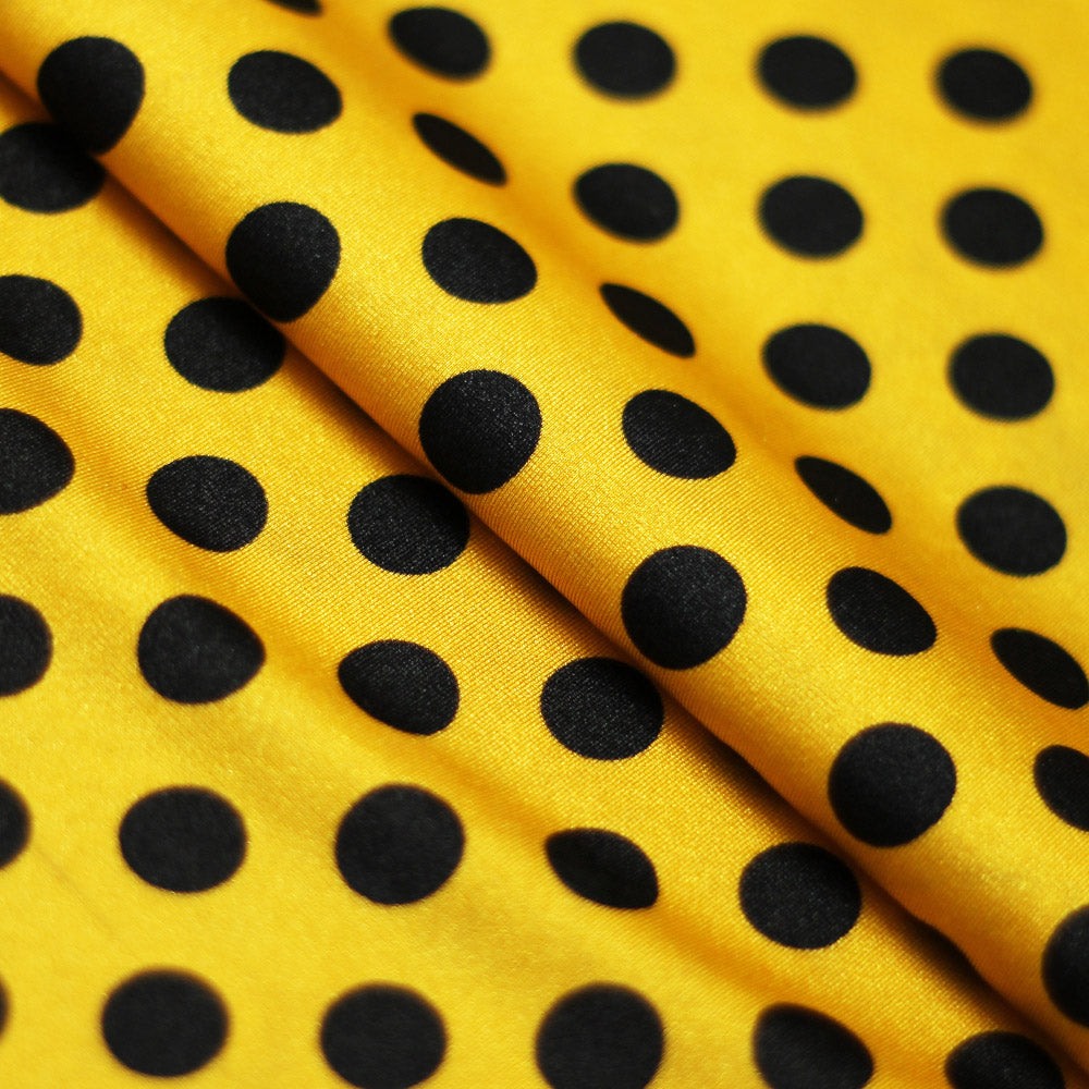 Yellow, Black Dots