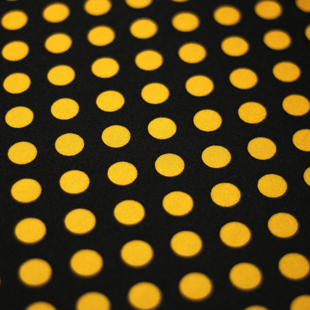 Black, Yellow Dots