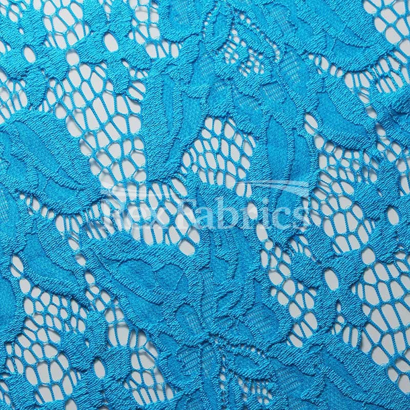 Blossom Lace 4-Way Stretch Nylon Spandex Lace in 6 Colorways fabric