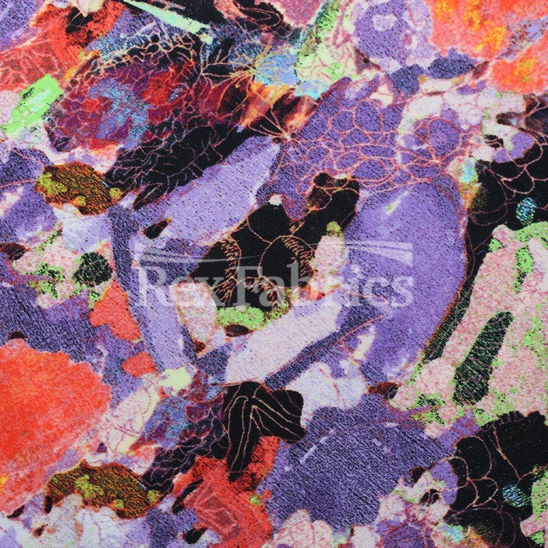 Boho Pretty Printed Nylon Spandex fabric