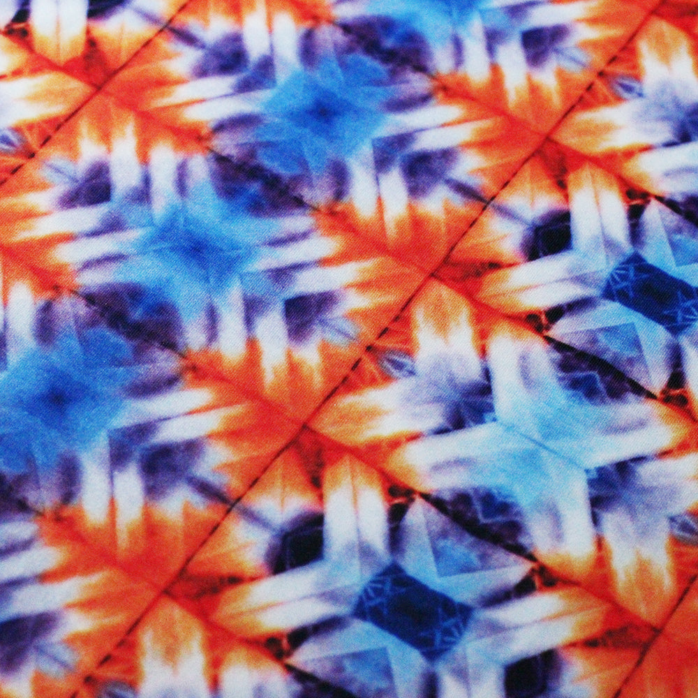 Chic Shibori Printed Poly Spandex fabric