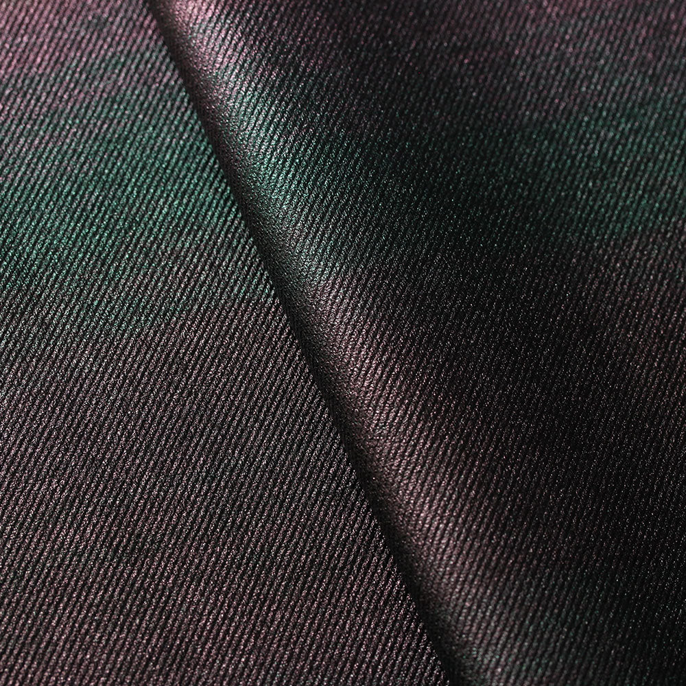 Denim Ombre Foil fabric